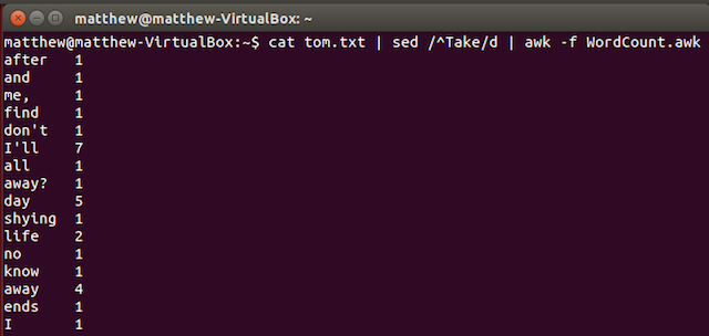 awk-wordcount-sed