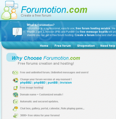 Forumotion: צור פורום משלך בלתי מוגבל image153