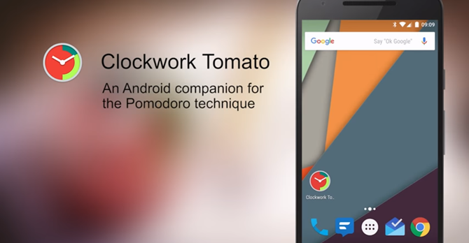 Clockwork Tomato היא אפליקציית Pomodoro Timer בחינם עבור אנדרואיד