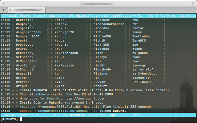 linux-irc-clients-irssi