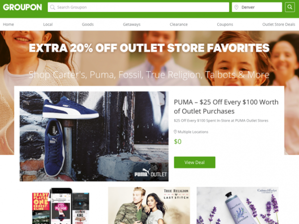 groupon-outlet-חנויות