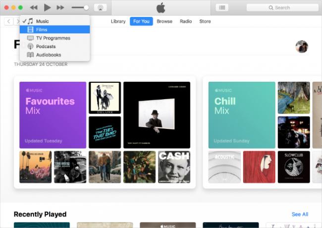 iTunes מציגה מוסיקה, טלוויזיה ופודקאסטים עם אפל מיוזיק