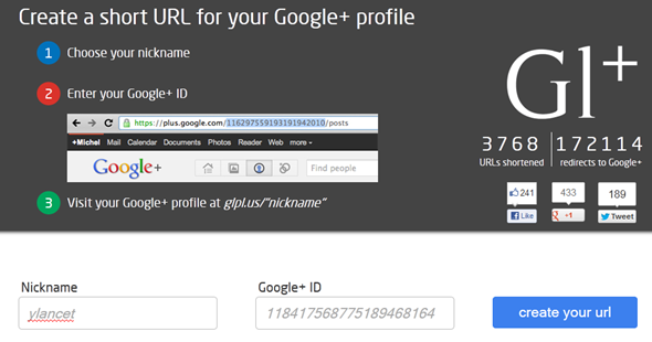 גוגל פלוס url