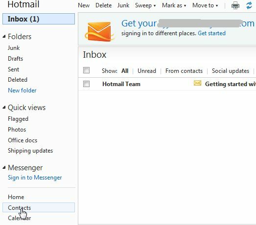 מדריך MSN Hotmail לחברים - -