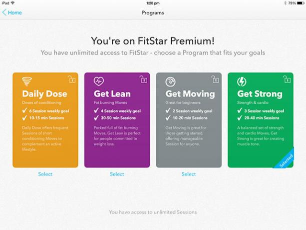 תשכחו מחדר הכושר, התאימו Fitstar עם תוכניות ה- iPad או ה- iPhone שלכם