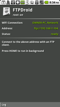 שרת ftp אנדרואיד