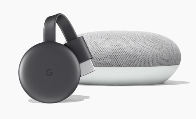 chromecast ו- google home