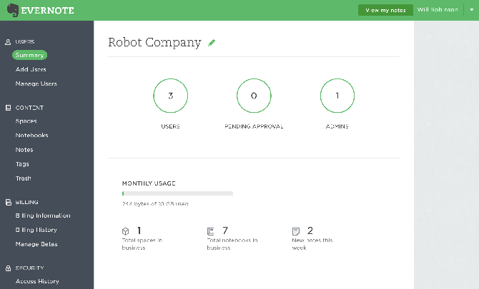 אפליקציית evernote לא מקוונת