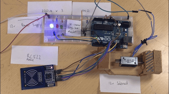 מנעול פתוח rfid