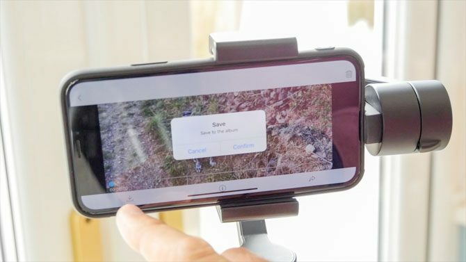 Yi Smartphone Gimbal: קטעי משי חלקים, אך יכול להיות טוב יותר יישום Gimbal של יישום יחסוך סרטונים בודדים 670x377