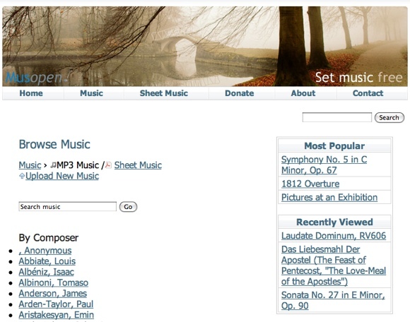 עשרת האתרים המובילים להאזנה למוסיקה קלאסית