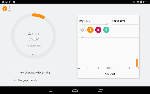 תרגיל googlefit