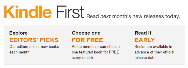 אמזון- kindle-first