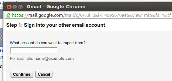 לייבא הודעות דוא" ל ישנות של gmail gmail