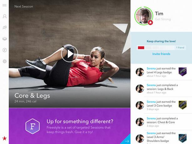 תשכחו מחדר הכושר, התאימו Fit Fit עם המסך הראשי של ה- iPad או ה- iPhone