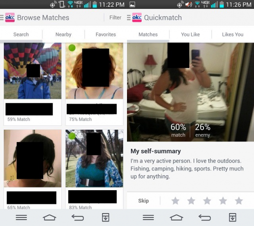 התאמות OKCupid