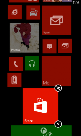muo-windowsphone התאמה אישית של זז