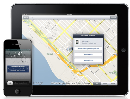 למצוא iPhone אבוד - -