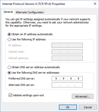 dns quad9 לעומת opendns