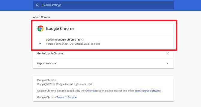 5 דרכים שהדפדפן שלך מגן עליך כרגע מעדכן את Google Chrome
