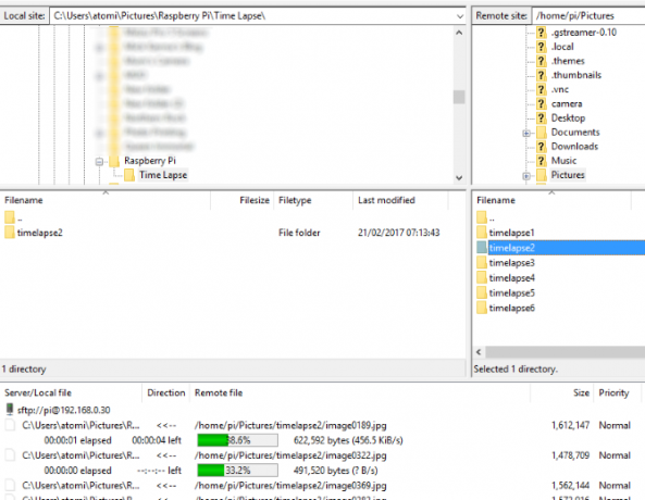 פטל Pi: ההדרכה הבלתי רשמית muo diy raspberrypi transferdata sftp transfer