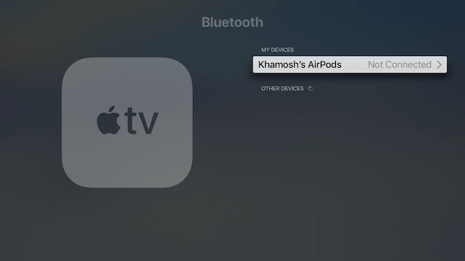 Apple TV Bluetooth