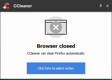 חלונות קופצים אוטומטיים של CCleaner