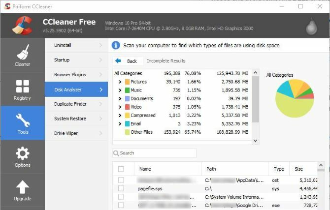 6 טיפים וטריקים של CCleaner לניקוי יעיל של המחשב 05 CCleaner Analyzer Disk