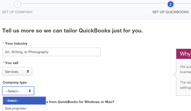 1 QuickBooks מקוון - שאלות בהתאמה אישית