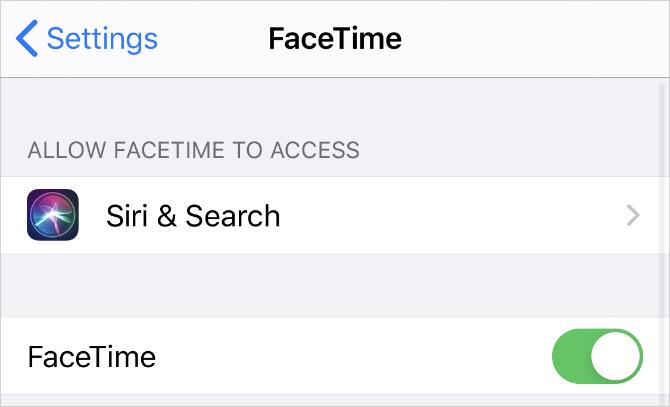 הגדרות FaceTime באייפון