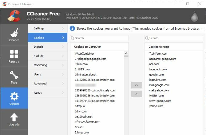 6 עצות וטריקים CCleaner לניקוי יעיל של המחשב 06 עוגיות CCleaner