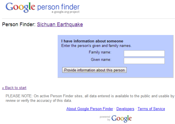 כיצד להשתמש ב- Finder Person Google כדי לאתר אנשים אהובים לאחר אסון