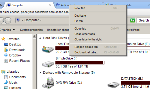 תלתן 2 הופך את סייר Windows ל- Google Chrome [Windows] cl2 4