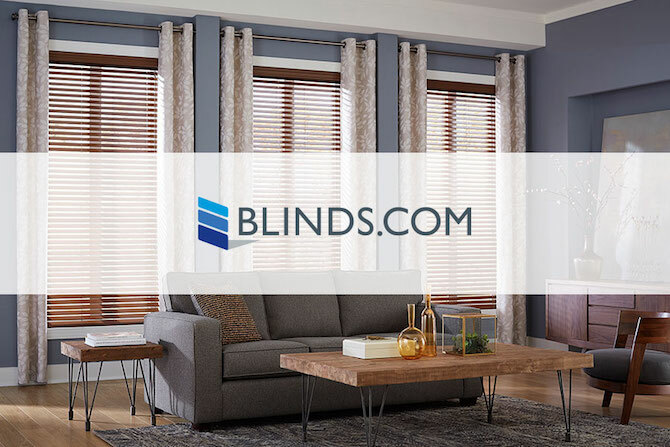 צילום מסך של Blinds.com