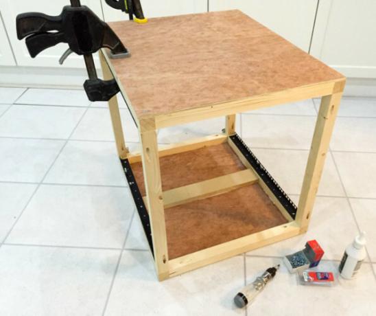 בניית מארז מתלה diy -8 לוחות צד