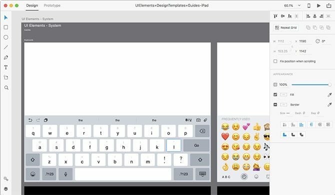 ערכת ממשק המשתמש של Adobe XD ו- iOS