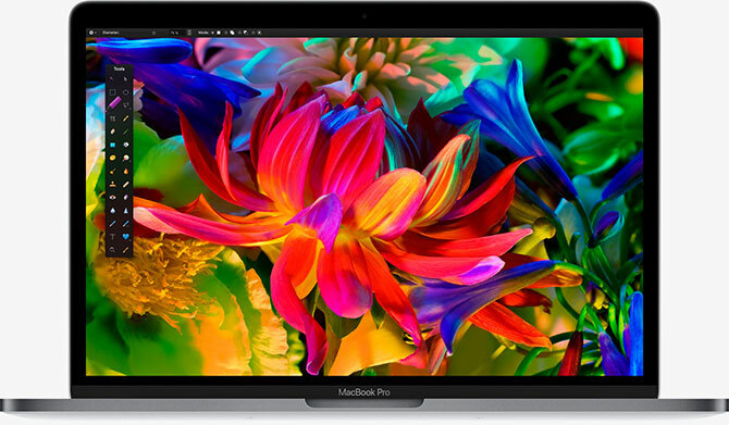 MacBook Pro עם מכשיר מגע 15 אינץ '- השוואה בין מקבוק