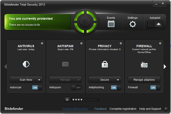 הישאר בטוח באינטרנט עם המסך הראשי החדש של Bitdefender Total Security 2013 [Giveaway] bitdefender 2013