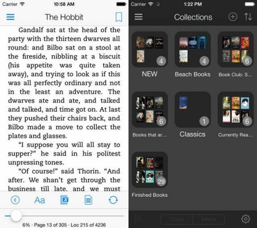 Kindle-עבור-iOS-flashcards-in-book-search-page-footers