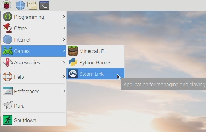 הפעל קישור ל- Steam על פטל Pi