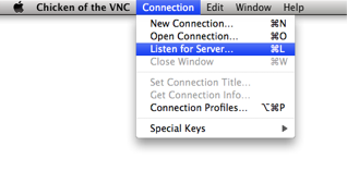 כיצד להתקין תמיכה מרחוק קלה במאזין vnc Mac עוף