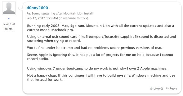 OS X Mountain Lion הוא רחוק מלהיות מושלם וזו הסיבה soundlag1 xn