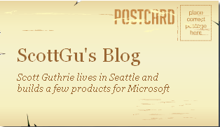 8 אתרים שכל מפתח Microsoft .NET צריך לדעת על scottgu2