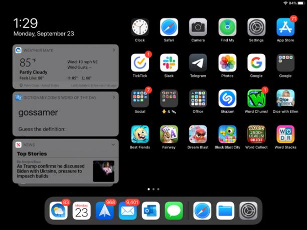 צפה היום במסך הבית של iPadOS