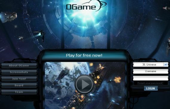 Ogame - משחק אסטרטגיה מקוון חינם של מלחמת החלל ogame1