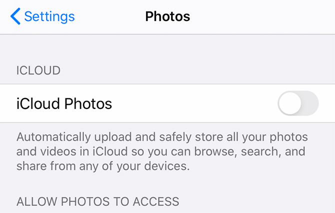 חסוך מקום בתמונות iCloud iPhone שלך