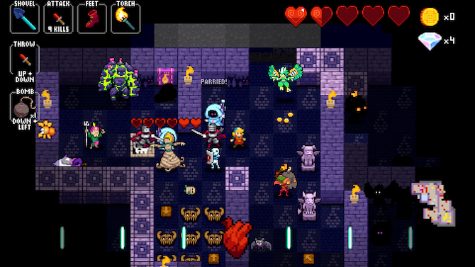 קריפטה של ​​necrodancer ios roguelike