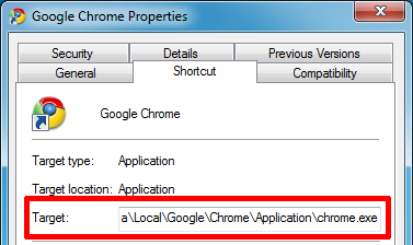 פריצות ל- Google Chrome