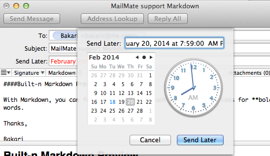 MailMate 10 דקות