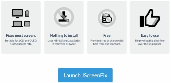 תכונות JScreenFix